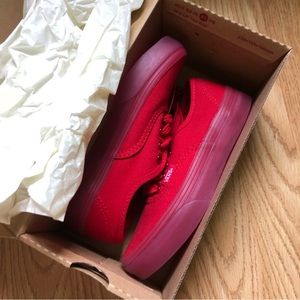 Kids red vans